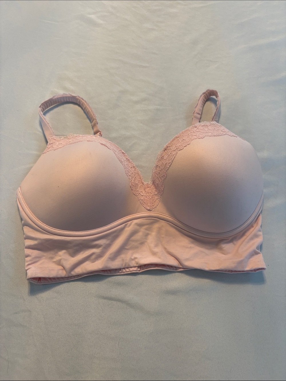 VS Longline No Wire Lace-Trim Bra 36D